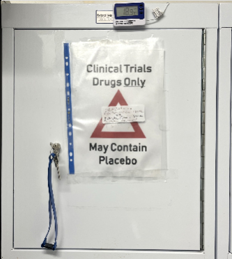 Image of the drug cupboard in Milton Keynes ED