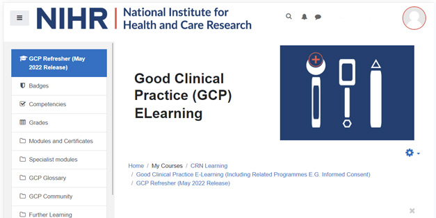 Image of NIHR Learn homepage