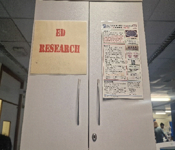 image of a cupboard in use by the research team